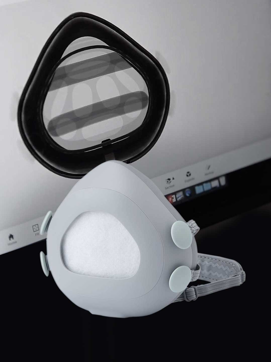 Einsatz von 3D-Druck und Artec Eva zur Herstellung von Atemschutzmasken für Kinder