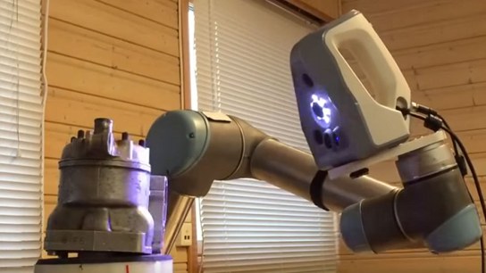 Artec Spider paired with robotic arm to accelerate 3D scanning workflow