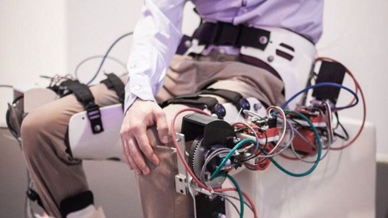 Eva 3D scanner is used to help develop ergonomic exoskeletons