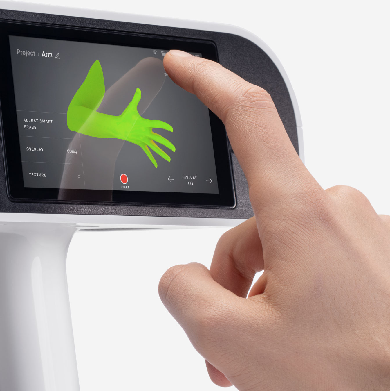 Add flexibility with a built-in touchscreen