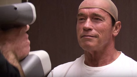 Scanning Arnold Schwarzenegger for the movie Terminator Genisys
