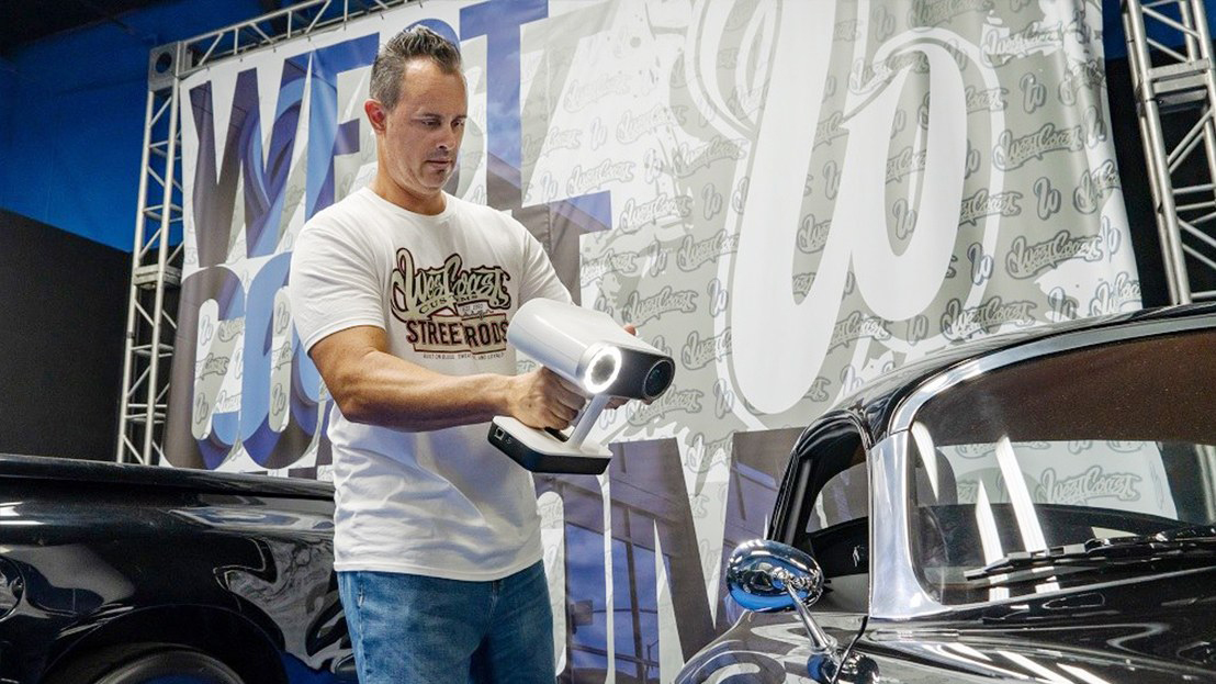 World-famous car shop West Coast Customs uses Artec Leo and Artec Eva to speed up workflows, increase accuracy, and open the door to new creative possibilities