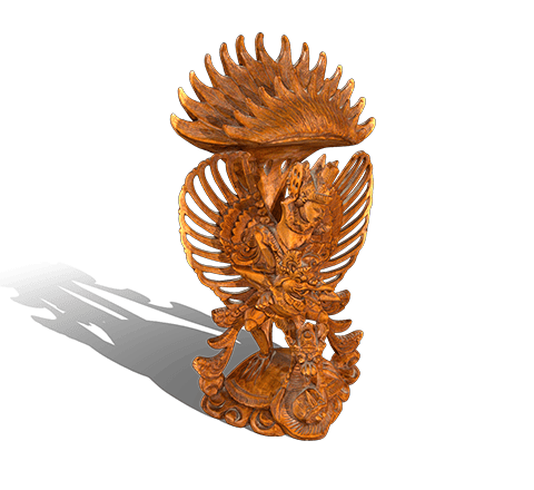 Garuda and Vishnu 