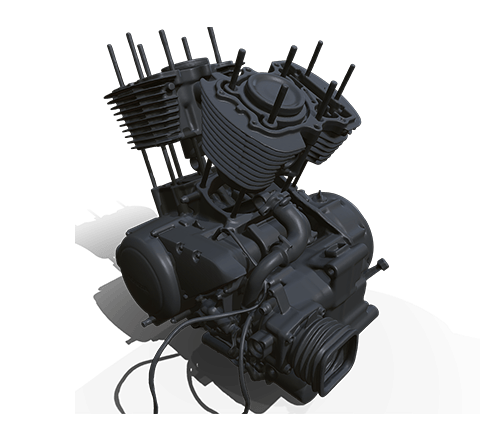 Motorcycle engine HD